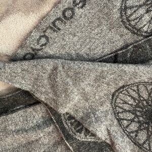SoulCycle Charcoal/Grey Wheel Scarf